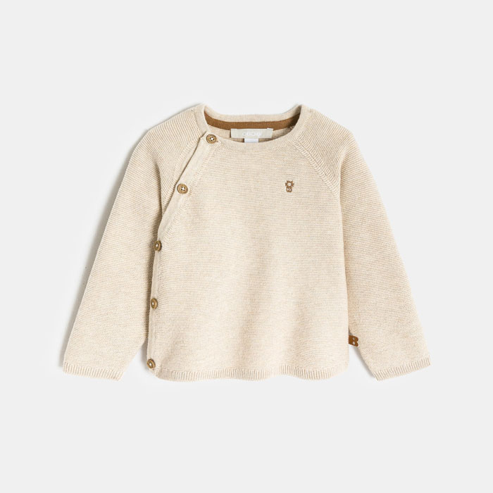 Unisex pleteni prsluk za bebe