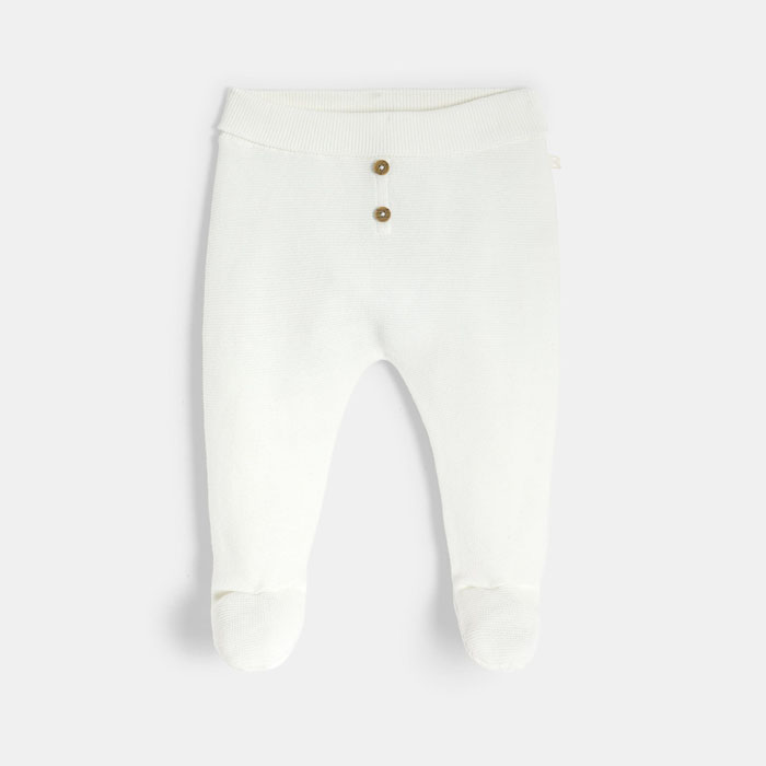 Pletene pantalone sa stopalima za bebe