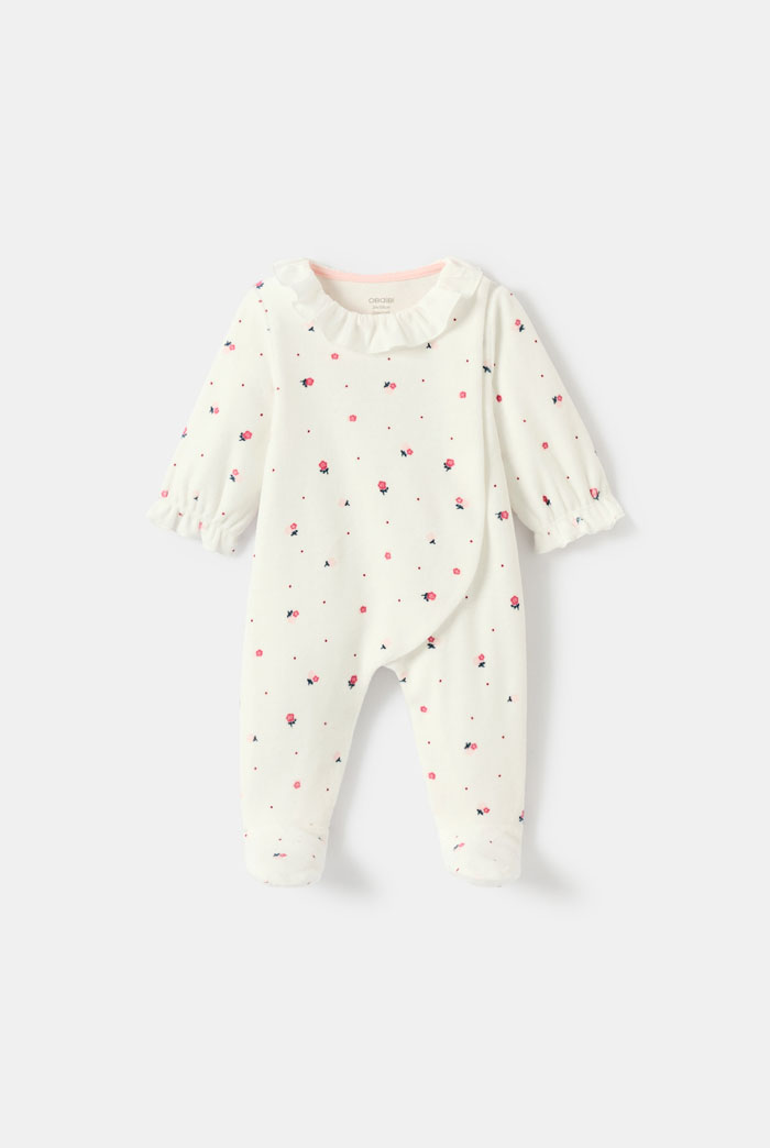 Špilhozna sa cvjetnim motivom za bebe djevojčice