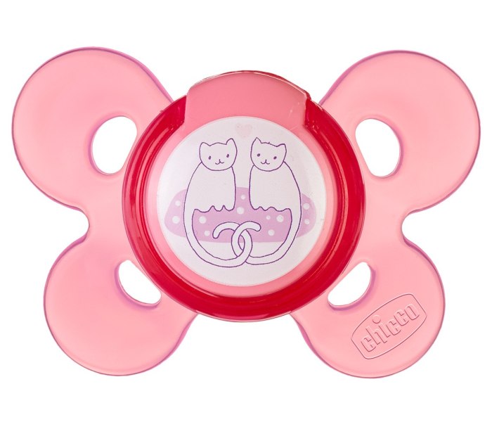 Varalica physio silikon 6-16m 1/1 0%bpa-roza comfort