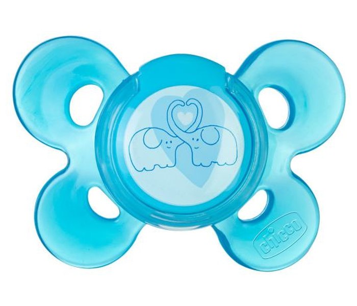 Varalica physio silikon 6-16m 1/1 0%bpa-plava comfort