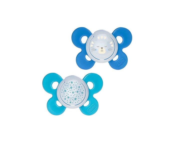 Varalica physio silikon 16-36m+ 2/1 0%bpa plava comfort