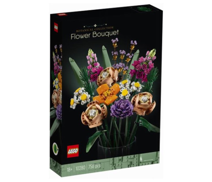 Igračka Lego kocke flower bouquet, Botanical collection 18g+