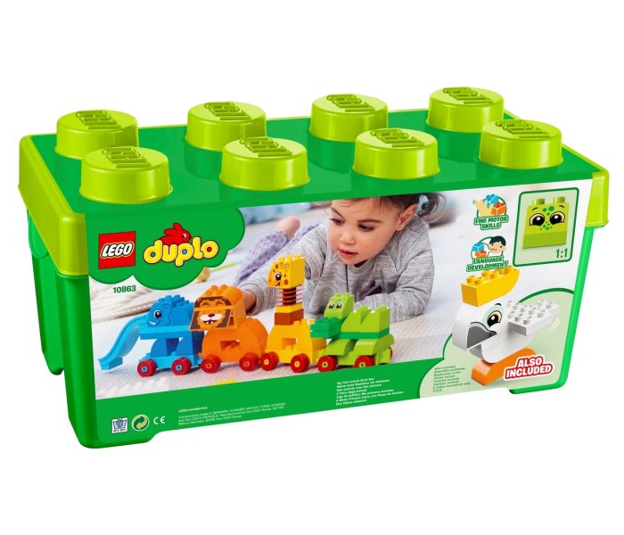 Lego kocke My first animal brick box Duplo