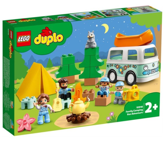 Lego kocke Family Camping Van Adventure Duplo 2+