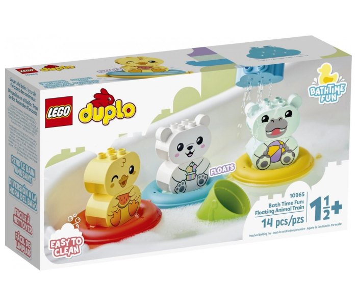 Igračka Lego kocke Bath time fun, floating animal train, Duplo, 18mj.+