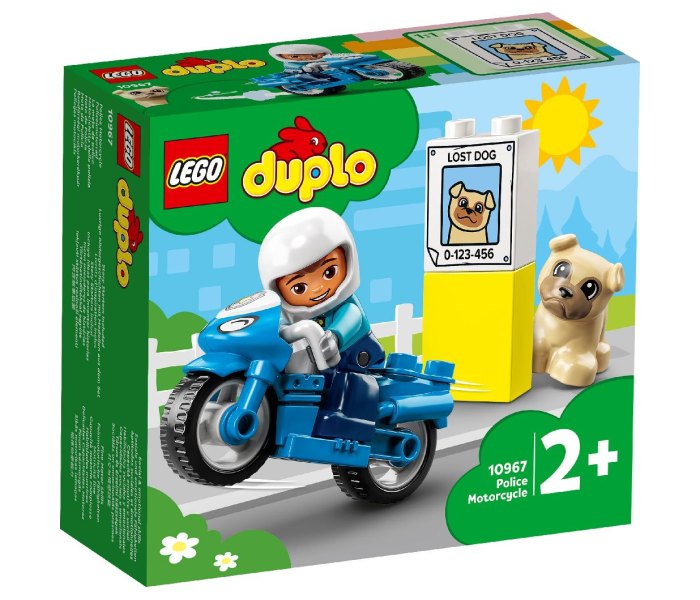 Igračka Lego kocke Police motorcycle  Duplo, 2g+