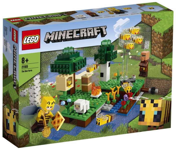 Igračka Lego kocke The bee farm, Minecraft 8g+