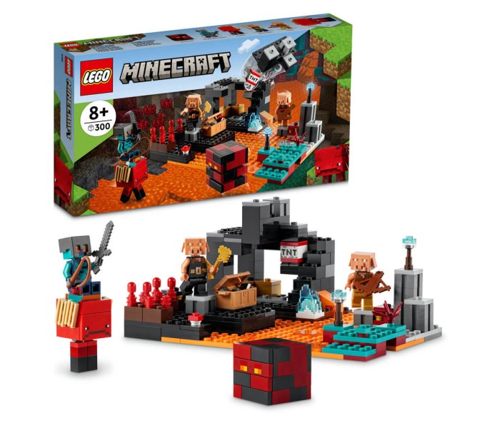 Igračka Lego kocke The Minecraft nether, Minecraft 8g+