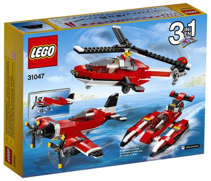 Lego kocke propeller plane creator