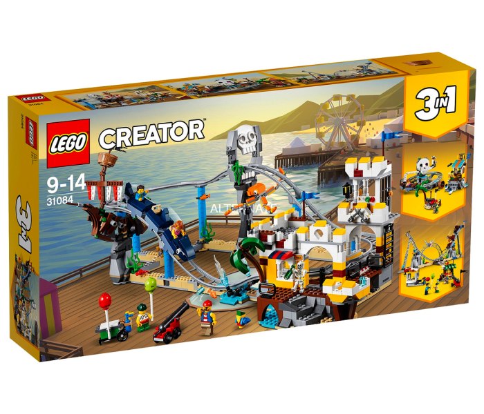 Lego kocke Pirate roller coaster creator