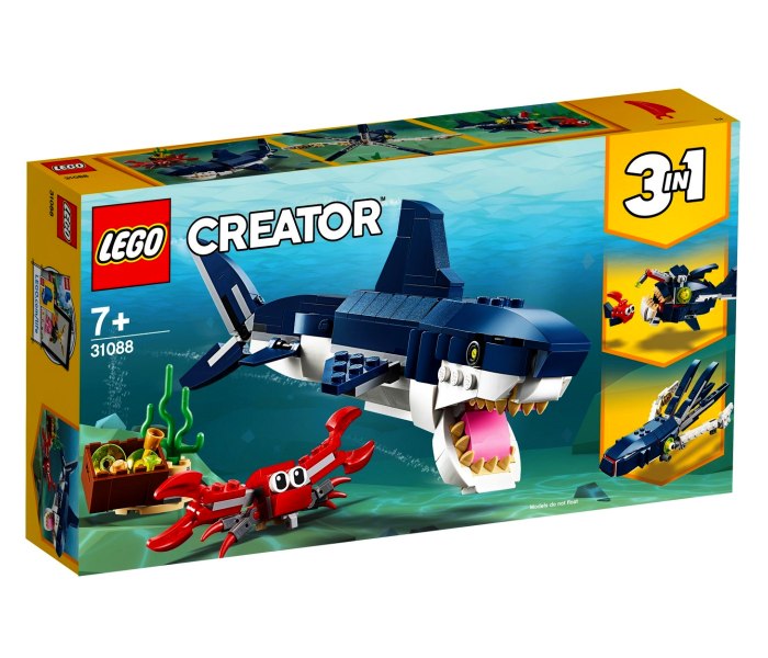 Igracka Lego kocke deep sea creatures Creator 7g+