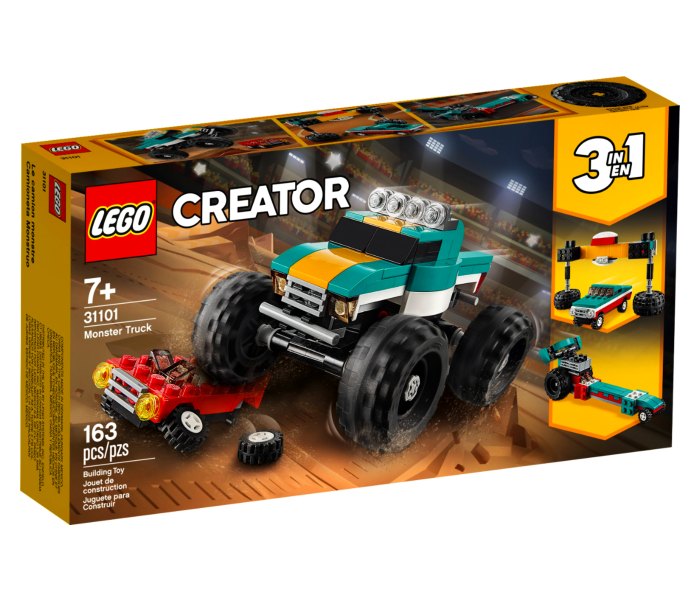 Lego kocke Monster truck,7g+ creator