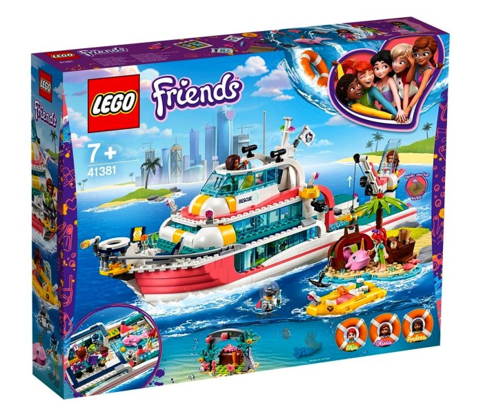 Igracka Lego kocke Rescue mission boat Friends