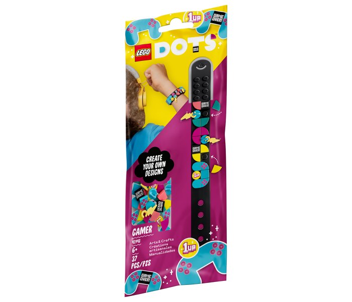 Igračka Lego kocke Gamer bracelet with charms, Dots 6g+