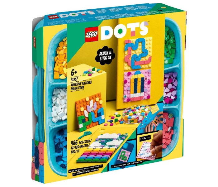 Igračka Lego kocke adhesive patches mega pack, Dots 6g+
