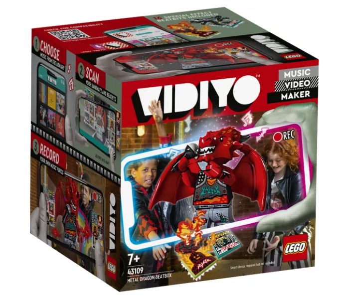 Lego kocke Metal Dragon Beatbox, Vidyo 7+