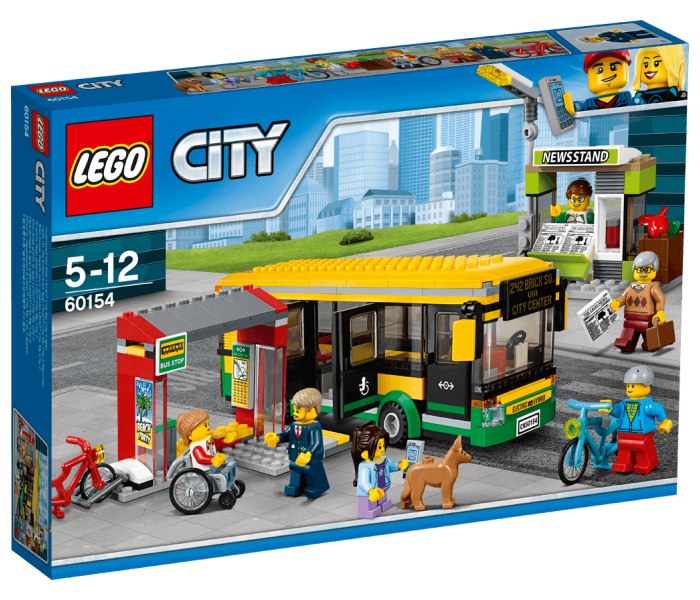 Lego kocke Bus station City