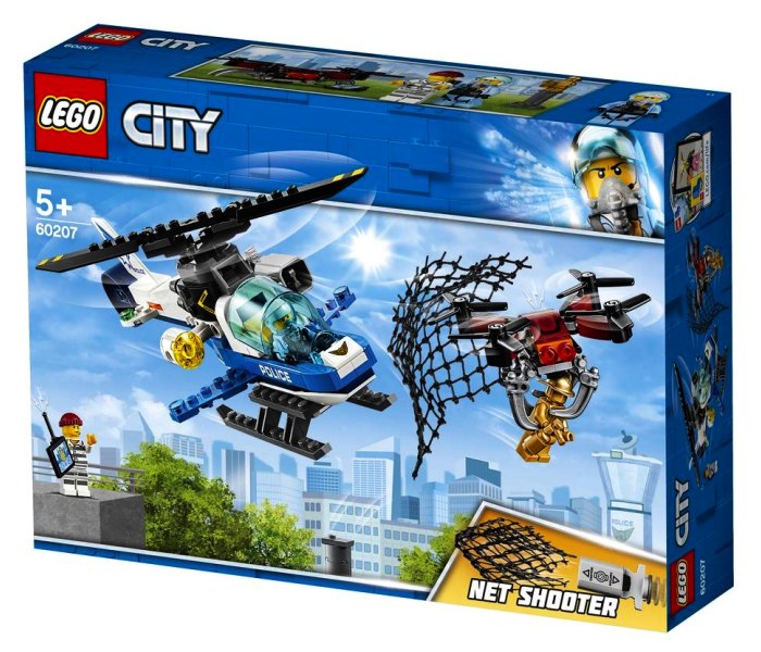 Igracka Lego kocke Sky police drone chase City