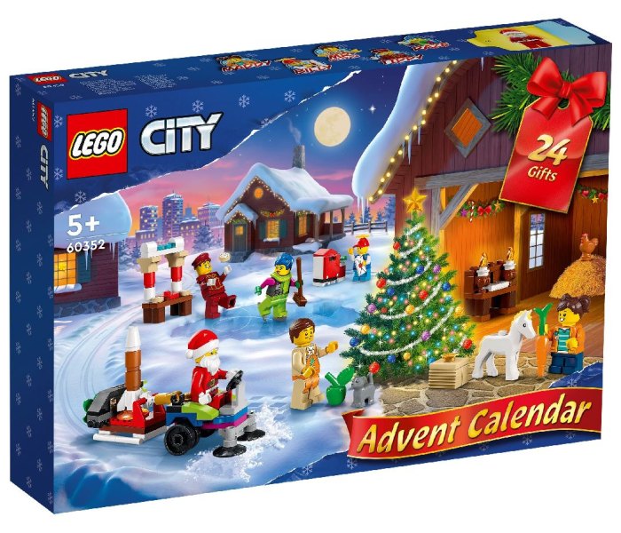 Igračka Lego kocke City advent calendar, City 5g+