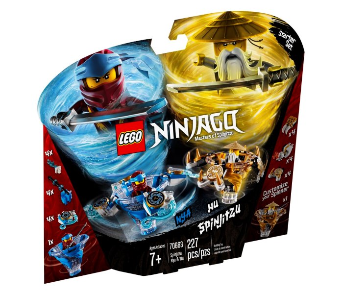Igracka Lego kocke Spinjitzu Nya and wu Ninjago