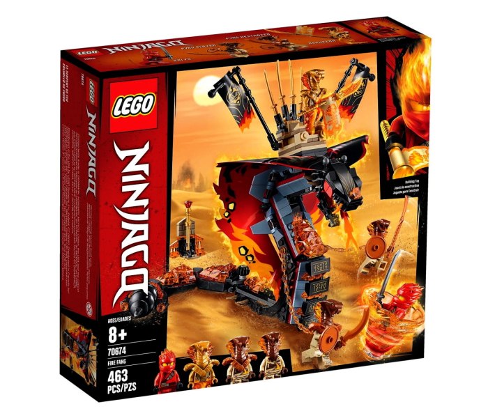 Igracka Lego kocke Fire Fang Ninjago