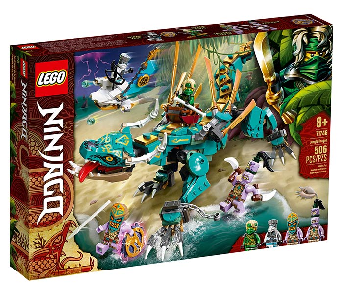 Igračka Lego kocke Jungle dragon, Ninjago, 8g+