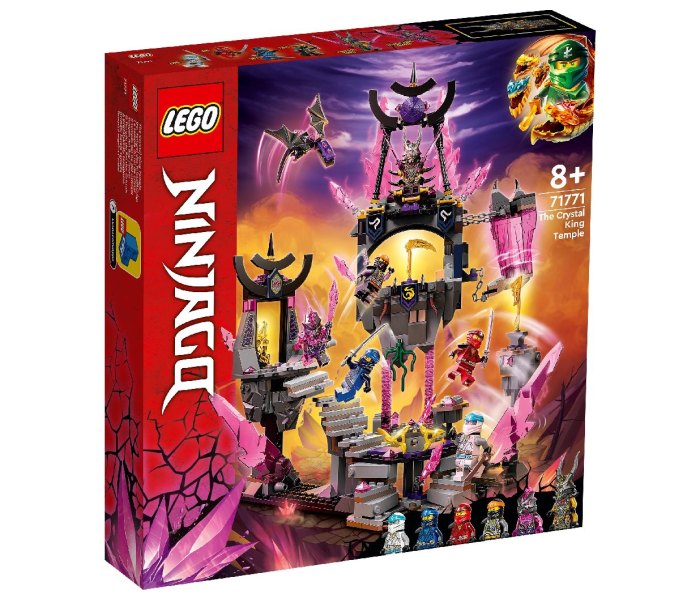Igračka Lego kocke The Crystal king temple, Ninjago, 8g+