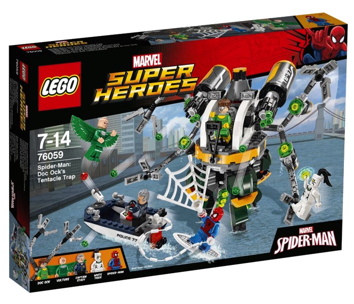 Lego kocke spider man ock super heroes