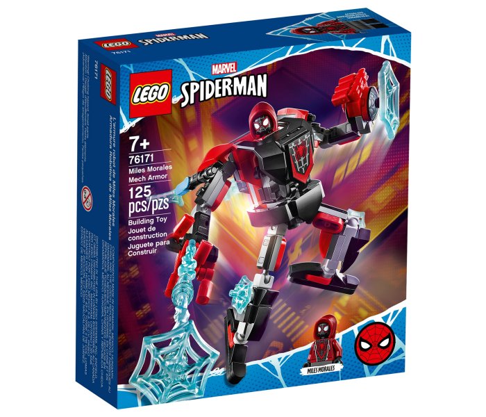 Igračka Lego kocke Miles morales mech amor, Spiderman 7g+