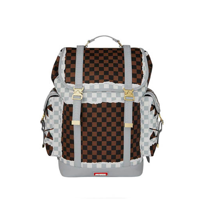 Ranac CREAM AND BROWN TEAR CHECK MONTE CARLO