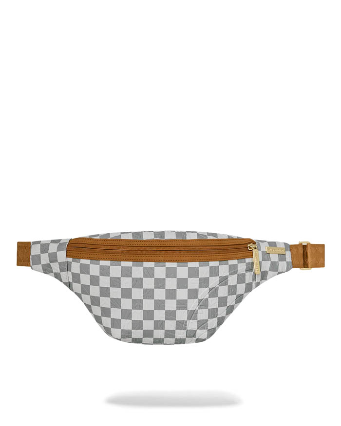 Torbica oko struka GRAFF EMBOSSED CREAM CHECK SAVVY