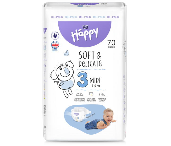 Pelena bella happy baby MIDI, 70/1