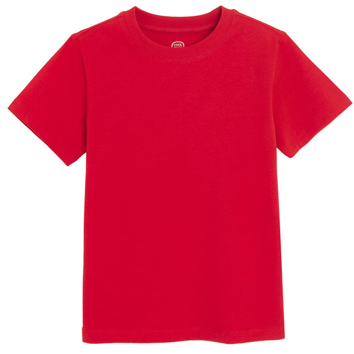 Majica kratkih rukava za dječake, crvena
