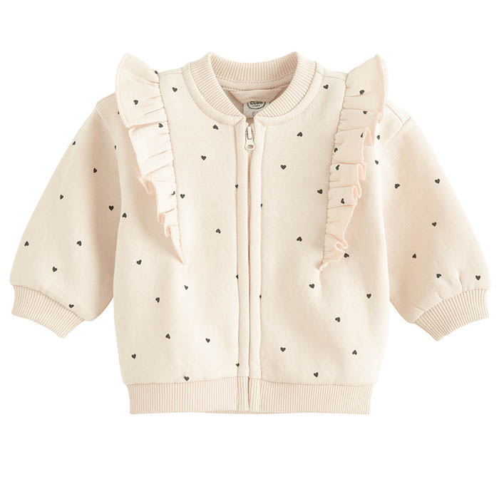 Dukserica za djevojčice, bež