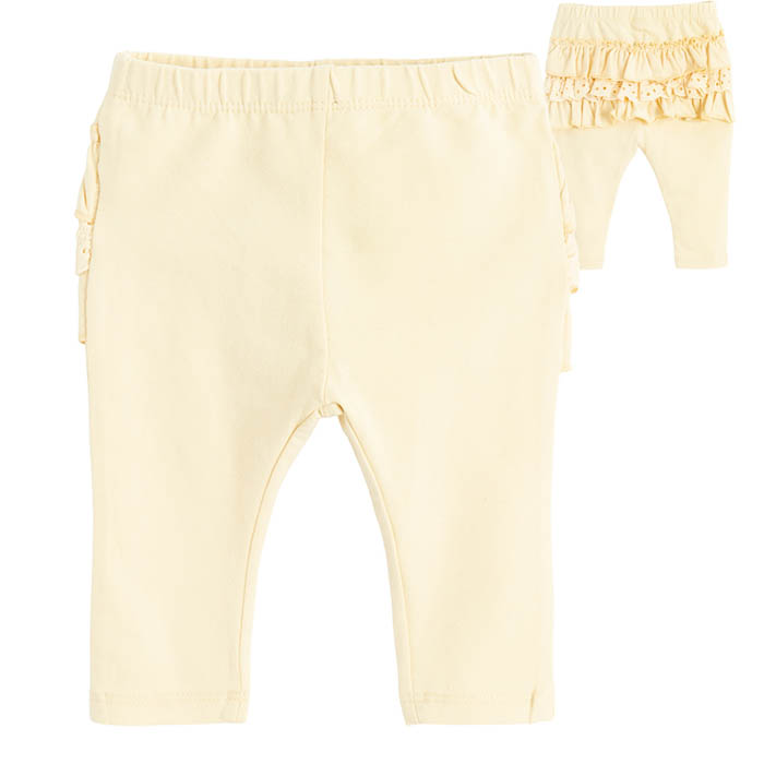 Helanke za djevojčice, žute