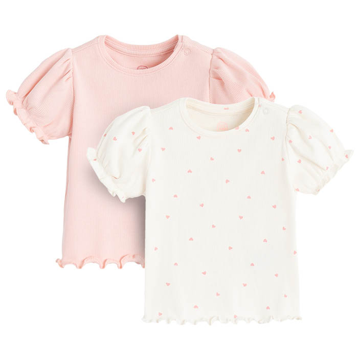 Majica kratkih rukava, 2 kom. za djevojčice, više boja