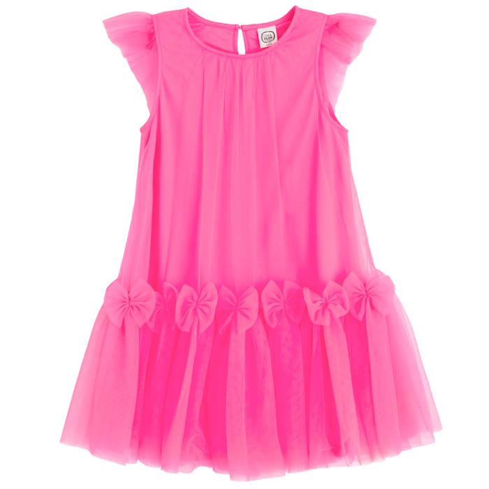 Haljina kratkih rukava za djevojčice, roza