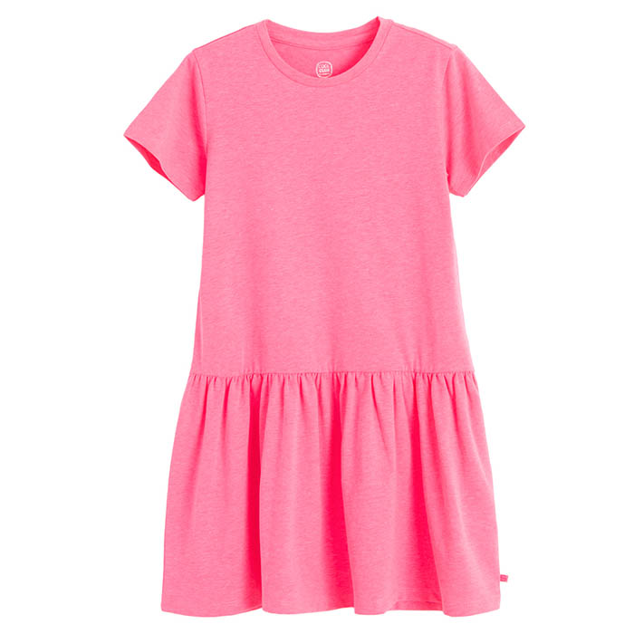 Haljina kratkih rukava za djevojčice, roza