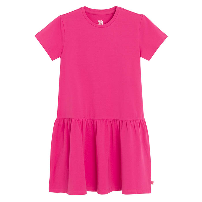 Haljina kratkih rukava za djevojčice, roza