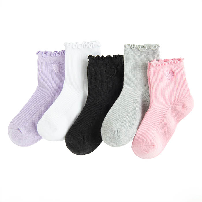 Čarape, 5 kom. za djevojčice, više boja