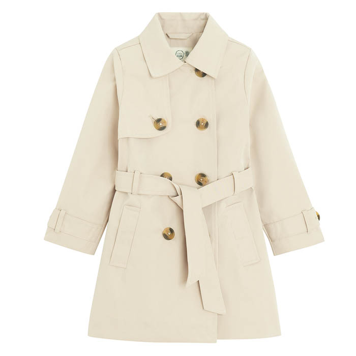 Mantil za djevojčice, bež