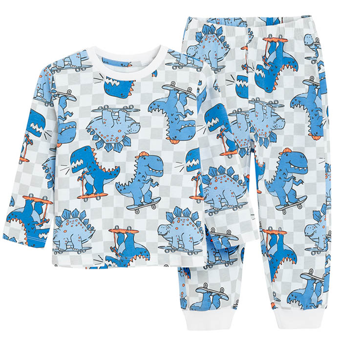 Pidžama za dječake, bijela