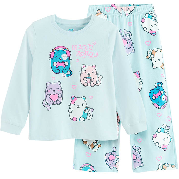 Pidžama za djevojčice, plava