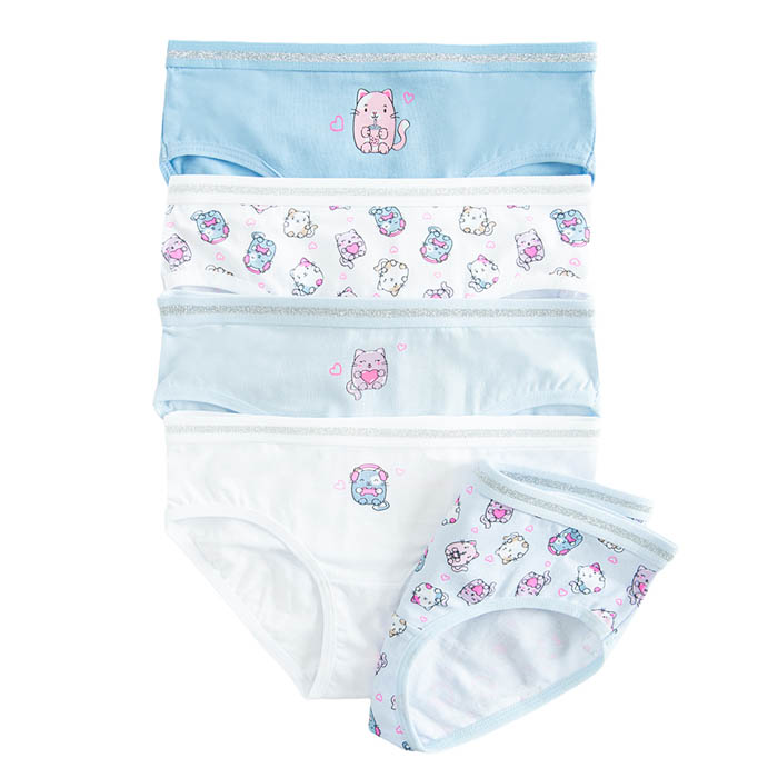 Donji veš, 5 kom. za djevojčice, više boja