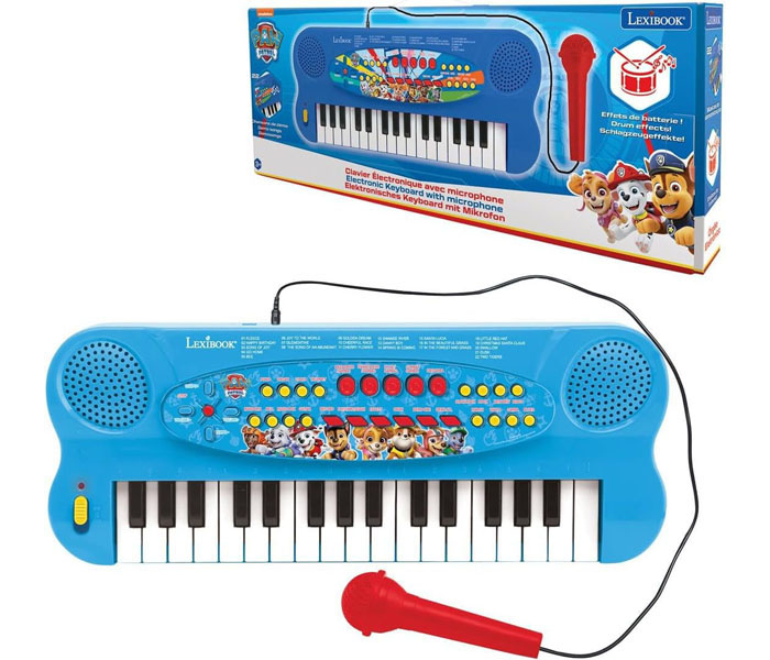 Igračka klavijatura Paw Patrol sa 32 tipke i mikrofonom