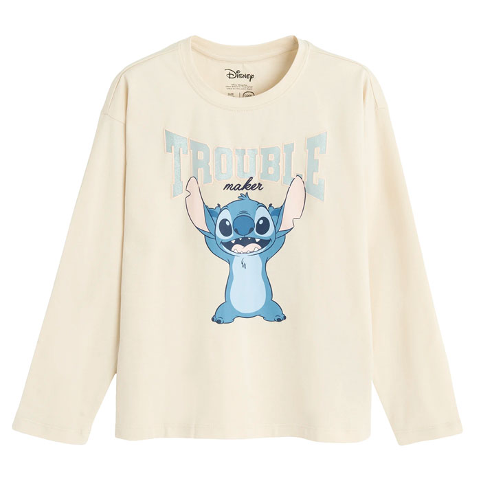 Majica za djevojčice dugih rukava  Lilo i Stitch