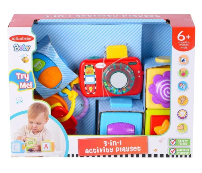 Igračka za bebe set 3 u 1 kamera
