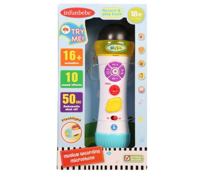 Igracka za bebe mikrofon 18m+