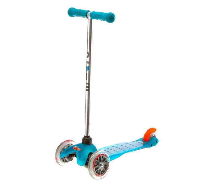 Trotinet mini micro plavi